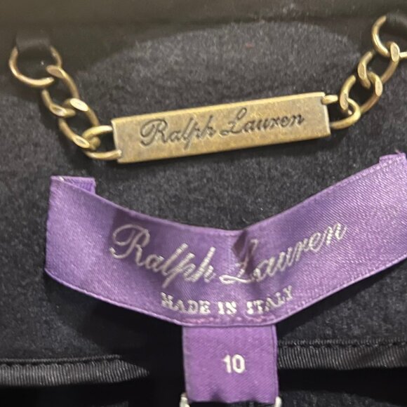 BNWT Authentic Ralph Lauren Collection Logan ouble-Faced Wool-Cashmere Peacoat - Picture 8 of 12